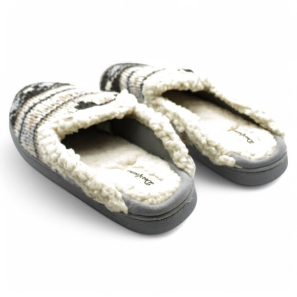 Dearfoams Women's Erin Fairisle Extended Tab Scuff Slipper - Picture 7 of 8